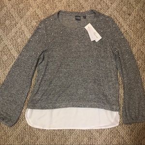 NWT New York & Co Embellished Sweater